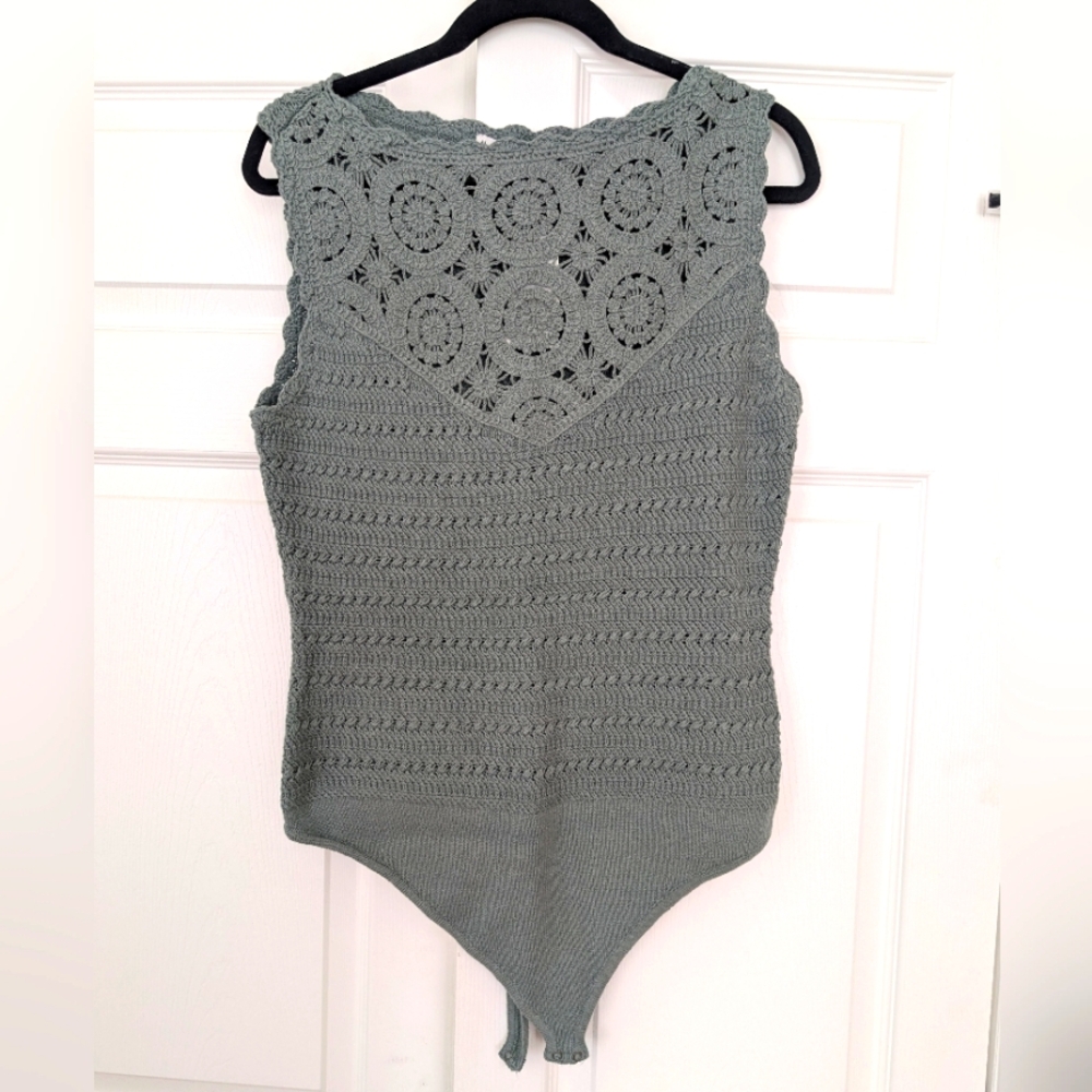 Abercrombie Crochet Bodysuit